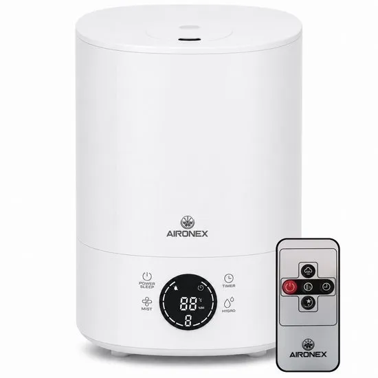 Aironex Luchtbevochtiger 6 Liter - Topfill - Aroma - Luchtbevochtigers - Humidifier - Geschikt voor Woonkamer, Kantoor, Babykamer, Slaapkamer