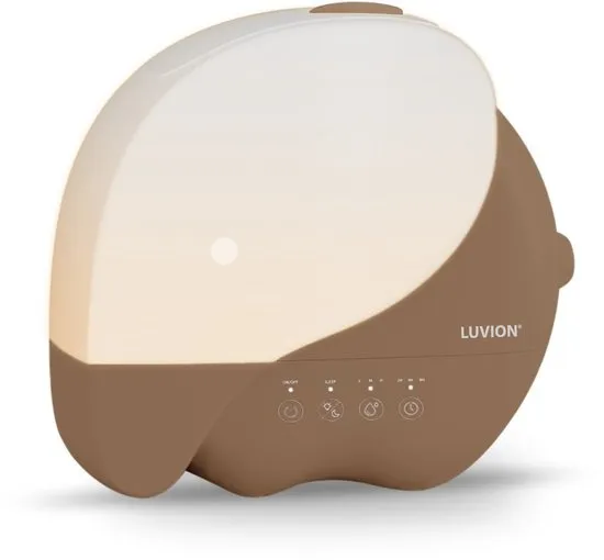 LUVION® Olifant Humidifier Mocha – Luchtbevochtiger & Nachtlampje – Ultrasone Mist – 3,8L – Ideaal voor Babykamer