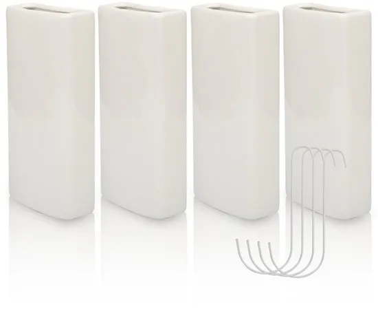 Verwarming waterverdamper set – 4 stuks – 9x19.5 cm – Luchtbevochtiger Verbetert luchtkwaliteit – Onderhoudsvrije verdampingsbakjes