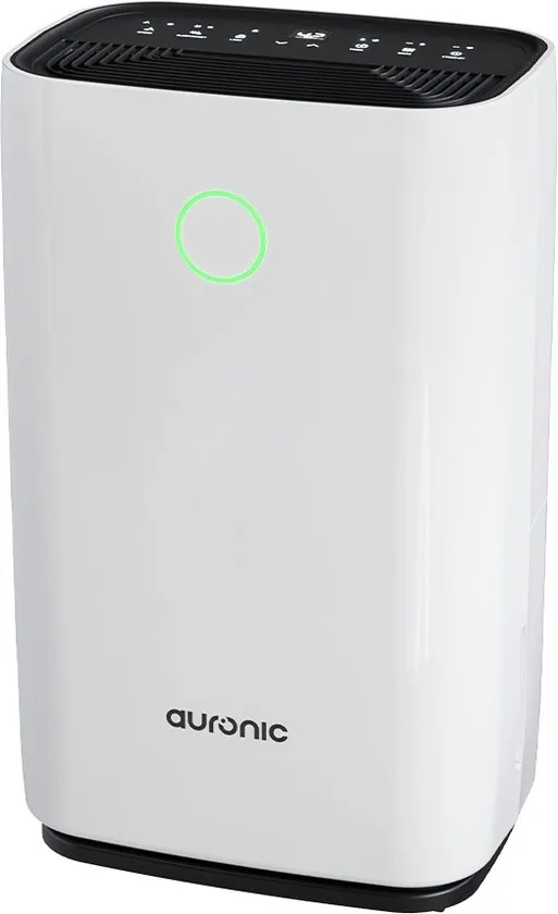Auronic Luchtontvochtiger - Compact Series - 20L per dag - 4L Waterreservoir - Was-droog functie - Slaapkamer, Badkamer en Woonkamer - Vochtopnemer voor in Huis - Dehumidifier - Wit