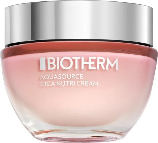 Biotherm Aquasource Cica Nutri Cream – Hydraterende Gezichtscrème Voor Vrouwen - Voor Droge en Gevoelige Huid - Ceramiden - 50ml