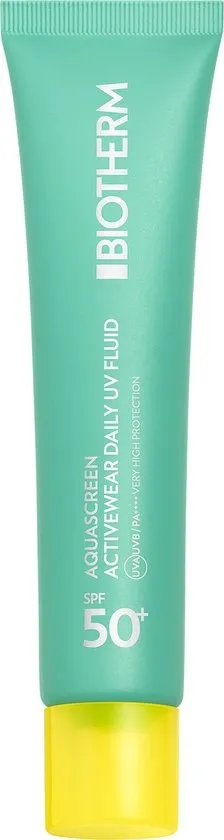 Biotherm Aquascreen Activewear Daily UV SPF50+ - Dagelijkse Fluïde Zonnebrand met Breedspectrum Bescherming - Niacinamide - 40ml