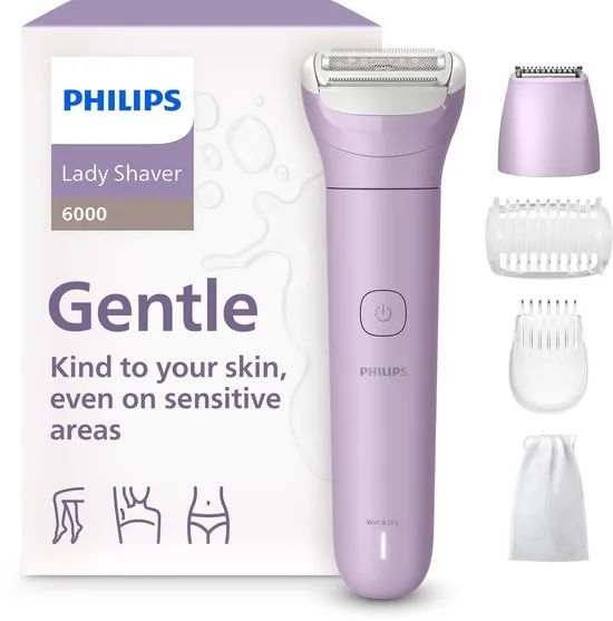 Philips Series 6000 Ladyshave - BRL138/00 - Paars - 3 accessoires