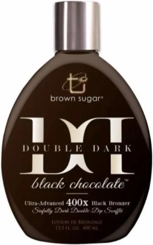Brown Sugar Double Dark Zonnebankcreme Black Chocolate 400X Bronzers - DHA Nabruiner - Zonnebankcreme met bronzer - Zonnebankcremes