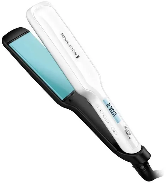 Remington S8550 Shine Therapy Brede platen voor dik en lang haar - Stijltang