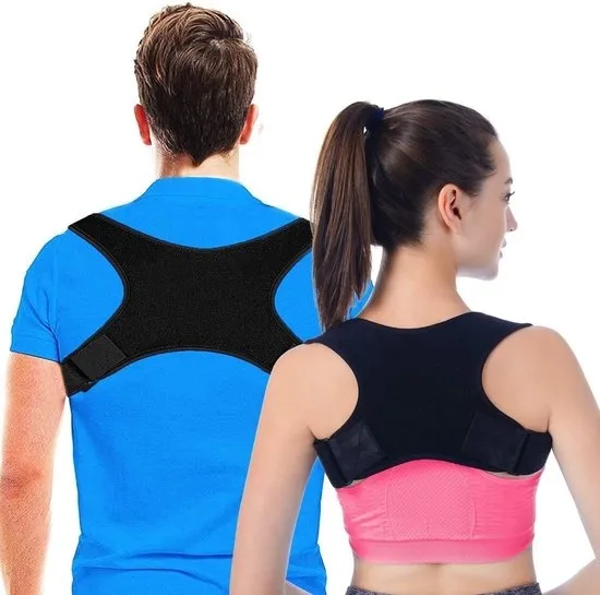 Rugbrace Geschikt voor mannen, houdingscorrector Geschikt voor vrouwen, verstelbare houdingscorrector, schouderbrace, houdingscorrector Geschikt voor de rug van vrouwen, houdingsbrace, rugcorrector, ondersteuning Geschikt voor de bovenrug