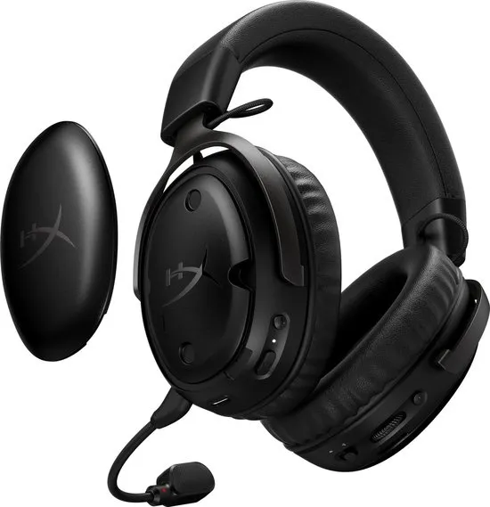HyperX Cloud III S Wireless - Gaming Headset - Draadloos - Bluetooth & 2.4GHz - Spatial Audio - 120uur Batterij - PC/PS5/Switch2/Mobiel/Steamdeck - Zwart