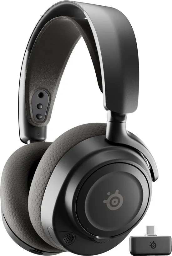 SteelSeries Arctis Nova 7 Gen 2 - Draadloze Gaming Headset - 50 uur accuduur - PC, PlayStation, Switch 1/2 & Mobiel - Zwart