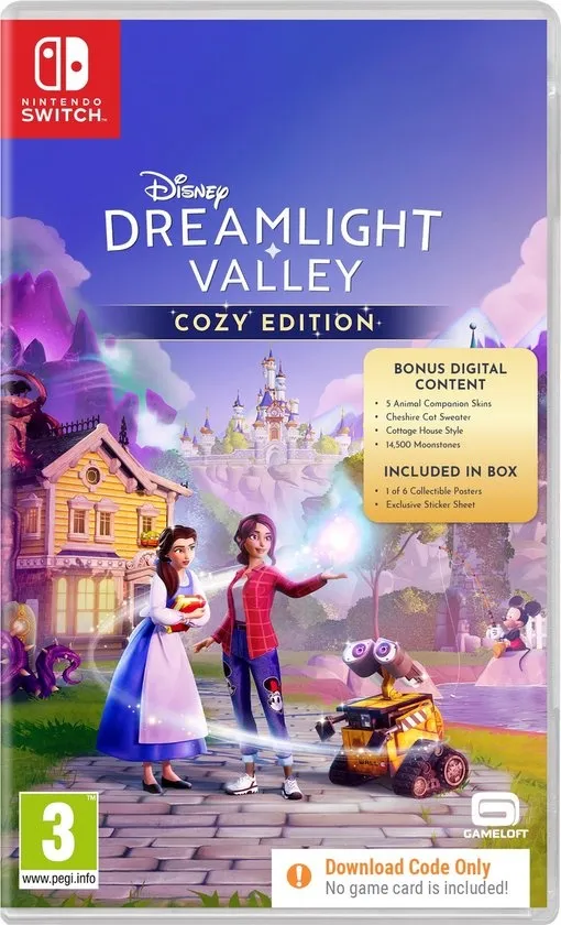 Disney Dreamlight Valley: Cozy Edition - Nintendo Switch (Code in a Box)
