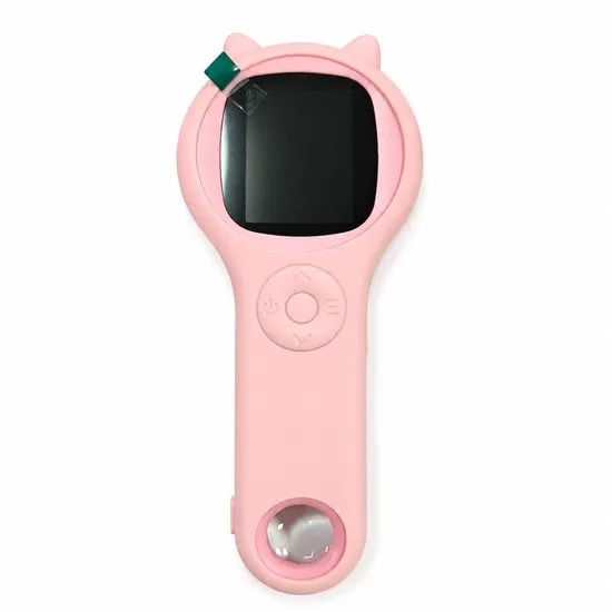 Kindermicroscoop 500X - Roze - Draagbaar Digitaal met 2 Inch IPS Scherm - Zakmicroscoop met 8 Verstelbare LED's - Compatibel met PC & Windows - Educatief Cadeau voor Kinderen 3-12 Jaar