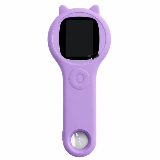 Kindermicroscoop 500X - Paars - Draagbaar Digitaal met 2 Inch IPS Scherm - Zakmicroscoop met 8 Verstelbare LED's - Compatibel met PC & Windows - Educatief Cadeau voor Kinderen 3-12 Jaar