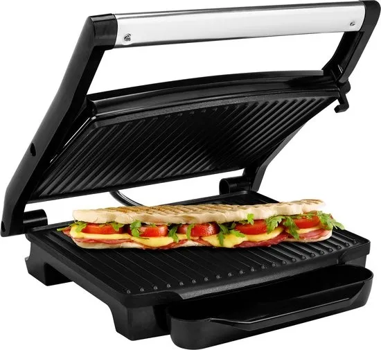 Princess Panini Grill 112415 - Contactgrill groot 30x24cm - Tosti apparaat - Grill apparaat - 2000W - Zwevende bovendeksel - Beste Koop Consumentengids Oktober 2025