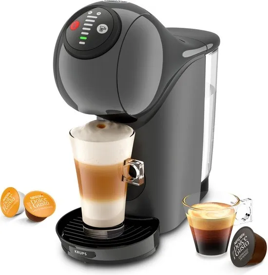 Krups NESCAFÉ Dolce Gusto Genio S KP243B - Koffiecupmachine - Antraciet - Automatische Stop - Eenvoudig Personaliseren - Met XL-functie - Voor Dolce Gusto Cups