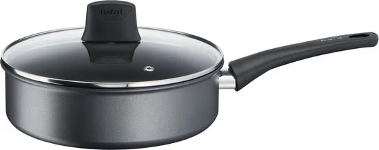 Tefal Easy Chef - Hapjespan - Ø24 cm - Inclusief Deksel - Geschikt voor Inductie - Anti-aanbaklaag
