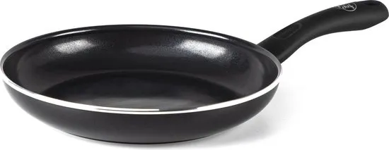 GreenChef Diamond Koekenpan 24cm - PFAS-vrije antikleeflaag - Koekenpan inductie - Keramische koekenpan - Ovenbestendig tot 160°C - Koelgreep - Zwart