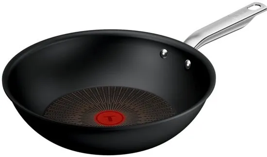 Tefal Experience - Wokpan - 28 cm - Fusion Core - Anti-aanbaklaag - Inductie - Geschikt voor gebruik met metalen spatels
