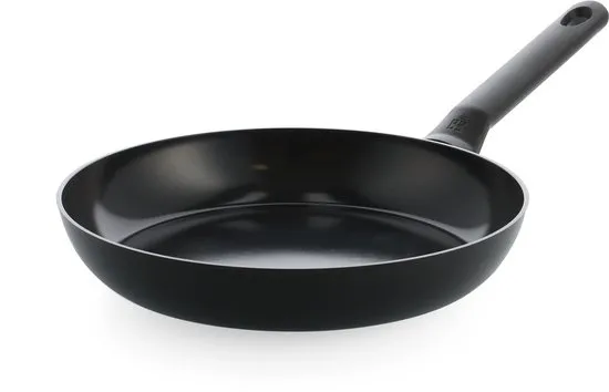 BK Enjoy Koekenpan 28cm - PFAS-vrije antikleeflaag - Hapjespan inductie - Keramische pan - Ovenbestendig tot 160°C - Koudgrepen - Zwart