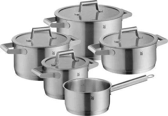 WMF Comfort Line - Pannenset - 5-delig - Geschikt voor Inductie - RVS - Robuust