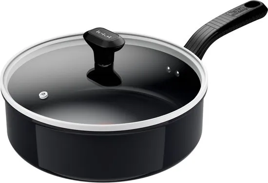 Tefal Cook & Change Keramische Hapjespan 24 cm met deksel - PFAS-vrij - Inductie - Lichtgewicht