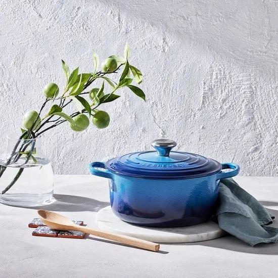 Le Creuset Signature Braadpan - 4,2 l - 24 cm - Azure