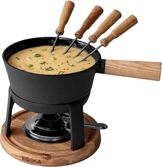 Boska Fondueset Pro - Fonduepan - Kaasfondue - voor Iedere Kookplaat - 1,2 L