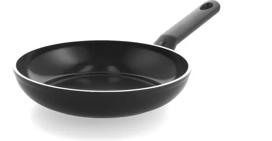BK Easy Induction Koekenpan 20cm - PFAS-vrije antikleeflaag - Koekenpan inductie - Keramische pan - Ovenbestendig tot 160°C - Koudgrepen - Zwart