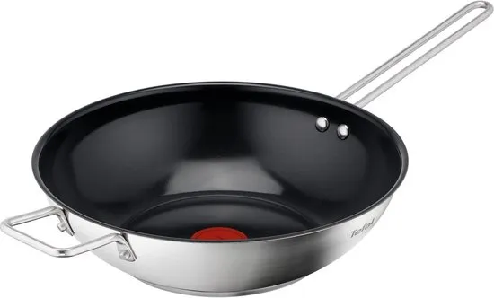 Tefal Nordica Keramische Wokpan 28 cm - PFAS-vrij - RVS - Geschikt voor Inductie