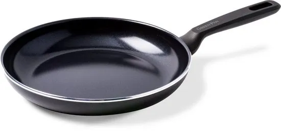 GreenPan Memphis Koekenpan 30cm - PFAS-vrije antikleeflaag – Koekenpan inductie - Keramische koekenpan – Ovenbestendig tot 160°C – Koudgrepen - Zonder deksel – Zwart