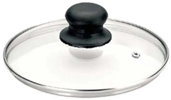 Ibili 36 Cm Glas Deksel Zilver