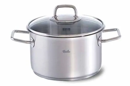 Fissler Viseo Kookpan – 20 cm – Met Glasdeksel – RVS – Geschikt voor Alle Warmtebronnen inclusief Inductie