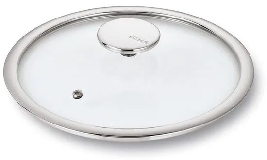 Beka Evolution Glazen Deksel - Ø 28 cm - RSV - Glas - Met stevige knop - Chroom
