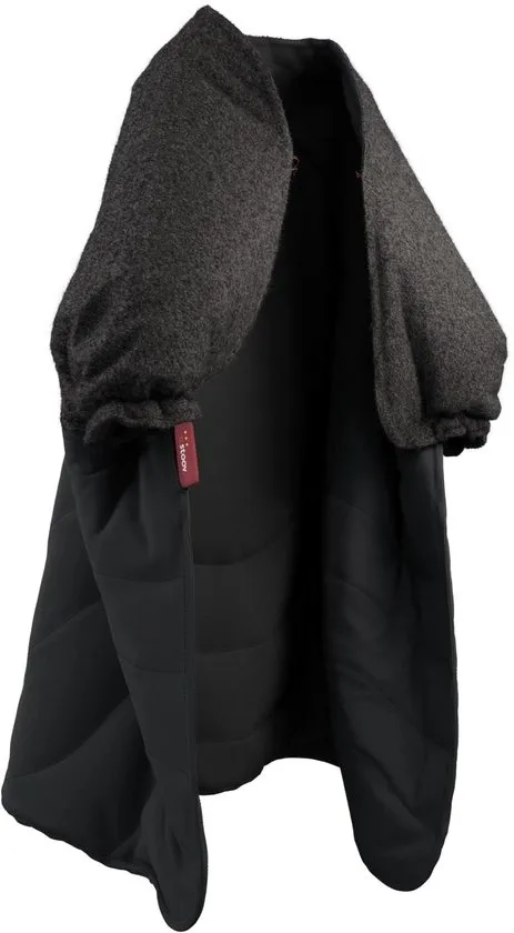 Stoov Huge Hug³ - Elektrische deken - Warmtedeken - Woolly Grey - 3 warmtestanden tot 58°C - Base | 1 tot 2 uur
