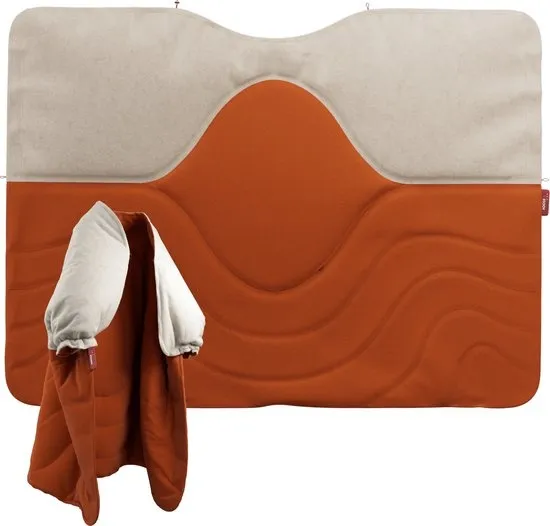 Stoov Huge Hug³ - Elektrische deken - Original Terracotta Orange - 3 warmtestanden tot 58°C - Pro | 3 tot 5 uur