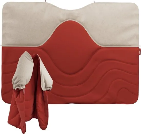 Stoov Huge Hug³ - Elektrische deken - Warmtedeken - Original Earth Red - 3 warmtestanden tot 58°C - Flex | 1,5 tot 3 uur