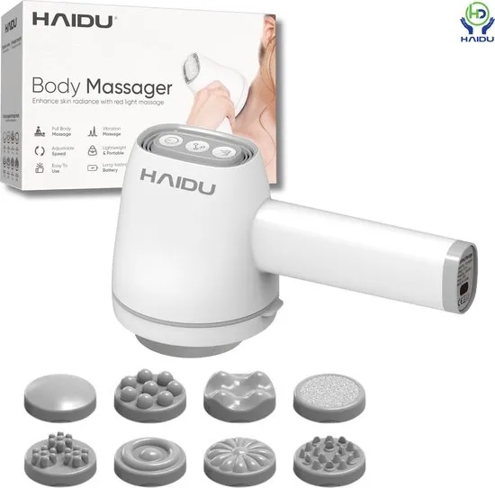 HAIDU Revive Cellulite Massage Apparaat – Infrarood – Anti Cellulitis – Full Body – Geschikt voor Gebruik met Olie - Draadloos