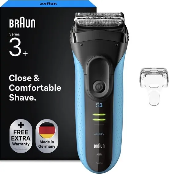 Braun Series 3+ 3040S - Elektrisch Scheerapparaat voor mannen - Precisietrimmer - Nat & Droog