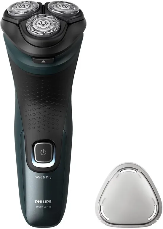 Philips Shaver 3000X Series X3052/00 - Elektrisch scheerapparaat voor mannen - met trimmer - Donkergroen