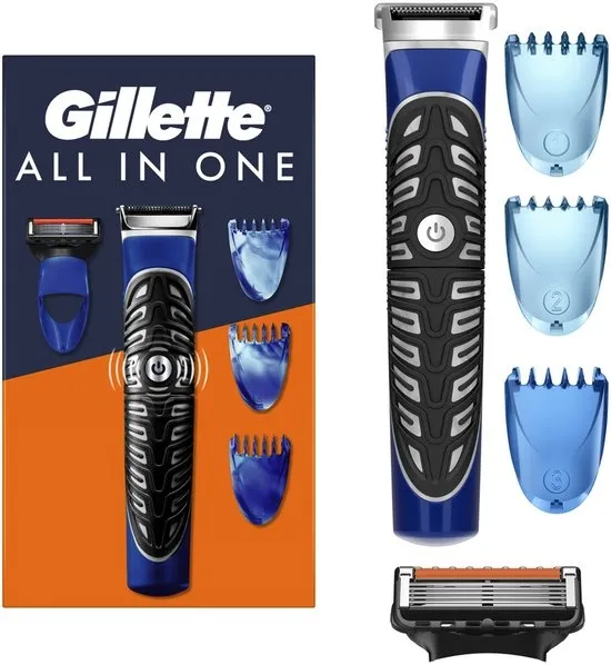 Gillette All In One voor Mannen - Alles-in-één Scheren Trimmen en Contouren - 1 Scheerapparaat