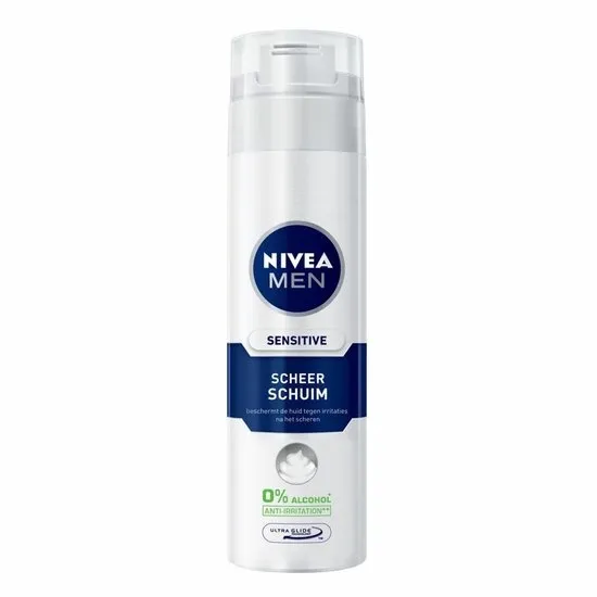 NIVEA Men Scheerschuim Sensitive - 3 x 250 ml - Voordeelverpakking