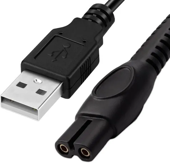 Phreeze - 5V Oplader Kabel geschikt voor Philips - USB Oplaadkabel geschikt voor OneBlade / Multigroom / CP1788/01 - Scheerapparaat USB Lader - Laadsnoer 1 Meter - Voor Shaver 5000/7000/9000