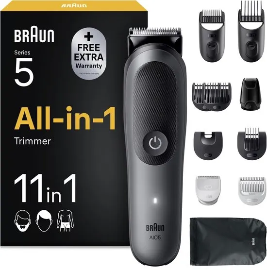 Braun All-in-One Series 5 AIO5560 Style Kit – Baardtrimmer - Tondeuse en Lichaamstrimmer in 1