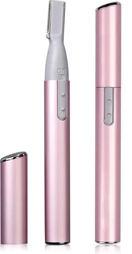 Originele® Roze Wenkbrauw Trimmer - Precisietrimmer - Gezichtshaar verwijderen - Gezicht Ontharing - Trimmer - Wenkbrauw scheermesje - Dames - Heren