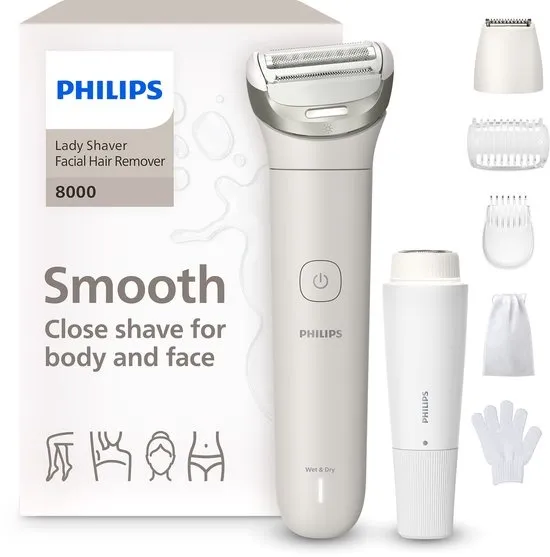 Philips Ladyshave - Scheerapparaat voor Vrouwen - Elektrisch Scheren - Voor Lichaam en Bikinilijn - BRL159/00