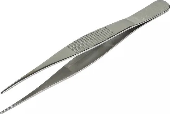 Benson Precisie pincet - Verwijderen van splinters en epileren - 12,5 cm - Compact en ergonomisch