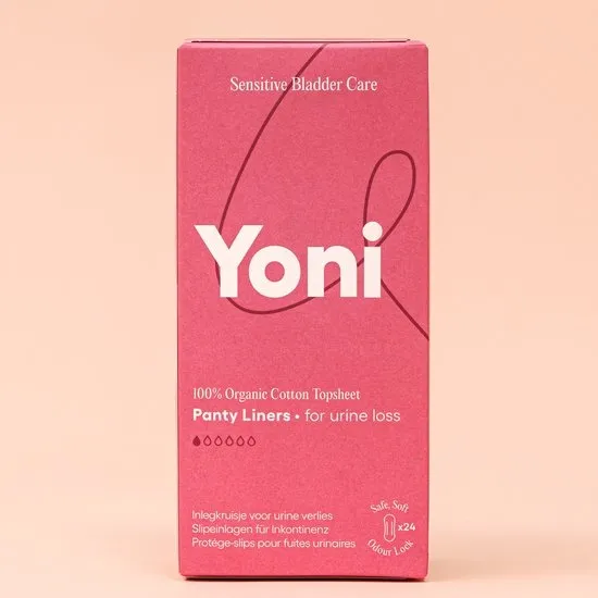 Yoni Incontinentie Inlegkruisjes - Voor Urineverlies - Dames - Biologisch Katoen - 24 stuks