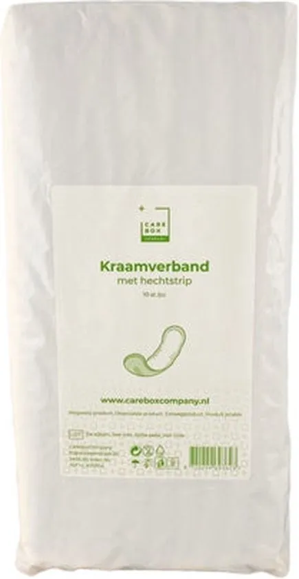 CareBoxCompany Kraamverband met hechtstrip (10 stuks)