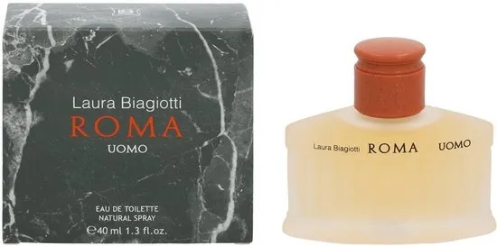 Laura Biagiotti Roma Uomo eau de toilette voor heren - Oosters houtachtig parfum - 40 ml