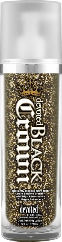 Devoted Creations Black Crown - Zonnebankcrème - 210 ml