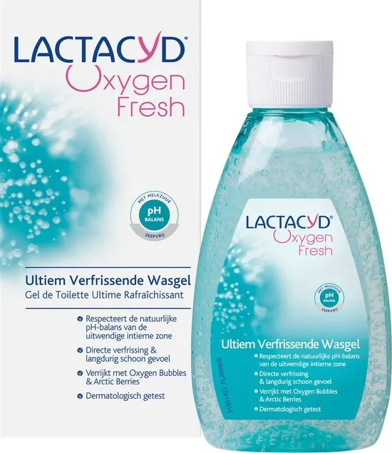 Lactacyd Oxygen Fresh Int Wash - 2x 200ml - intieme hygiÃ«ne - Intiemverzorging