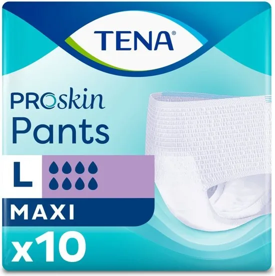 Tena Proskin Pants Maxi Large - 1 pak van 10 stuks